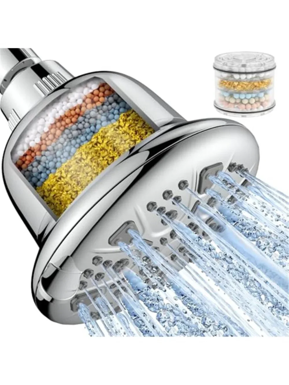 Filtered Shower Head High Pressure Shower Head with Filter for Hard